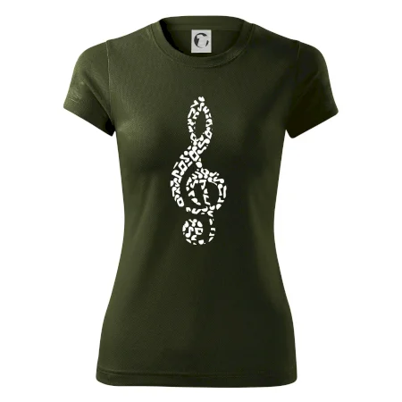 Husľový kľúč z nôt