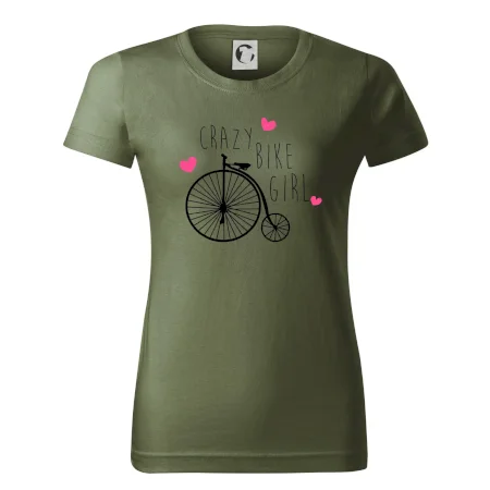 Crazy bike girl