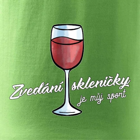 Zdvíhanie pohára je môj šport