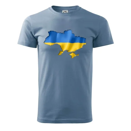 Ukrajina vlajka mapa