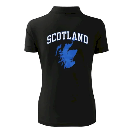 Scotland nápis s mapou