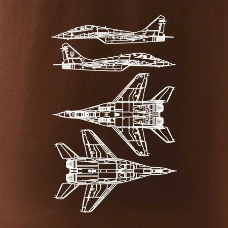 Mig 29 Fulcrum - obrys