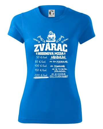 Hodinová mzda zvárač