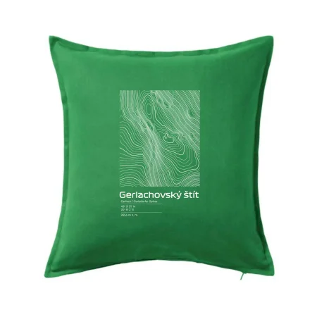 Gerlachovský štít - vrstevnice v obdĺžniku