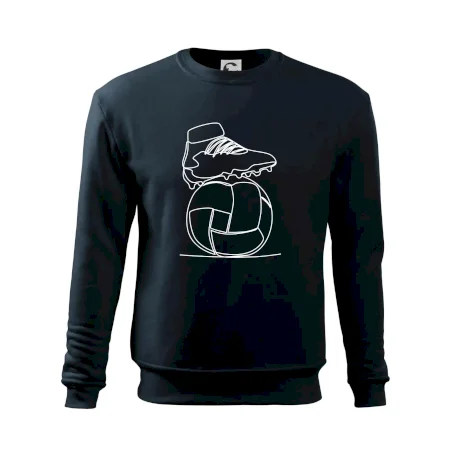 Futbalová lopta kopačka jedným ťahom