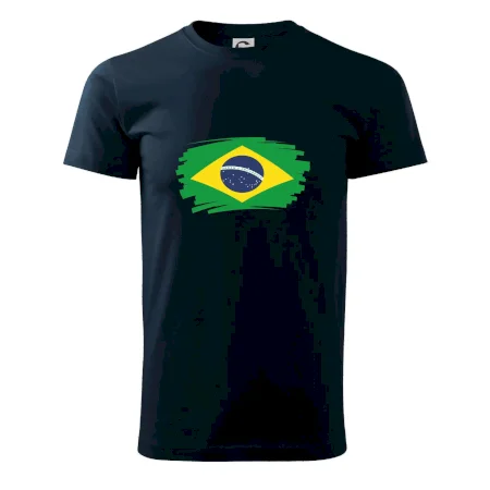 Brazília vlajka štetkou