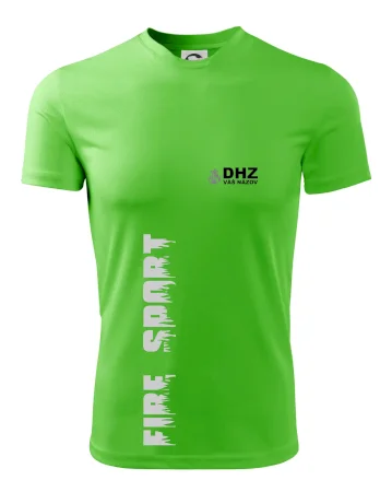 DHZ REFLEXNÉ (oheň, firesport, názov zboru - vlastný nápis)