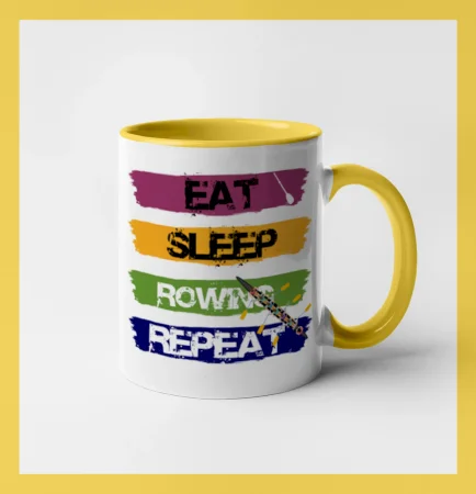 Eat sleep rowing repeat farebné