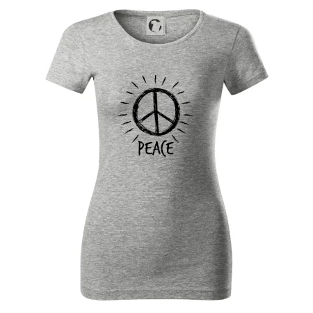 Peace symbol čiernobiely