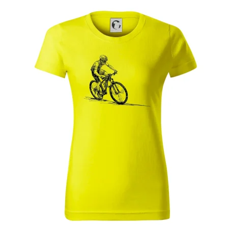 MTB kreslený cyklista