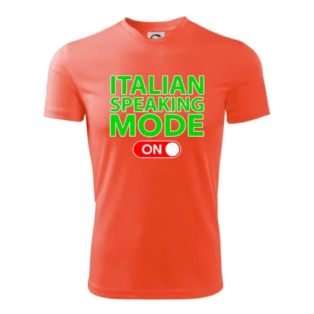 Italian speaking mode - ON