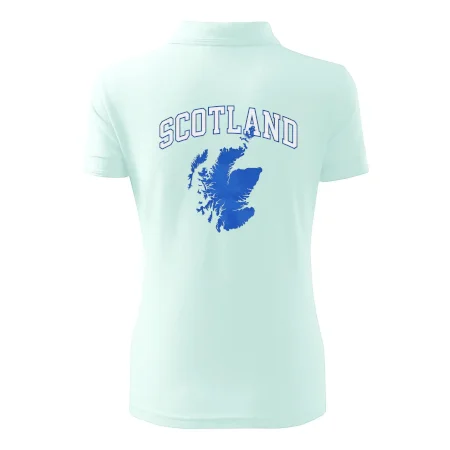 Scotland nápis s mapou
