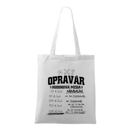 Hodinová mzda - opravár