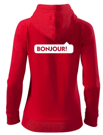 Nápis Bonjour
