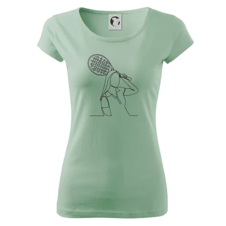 Tenistka jedným ťahom