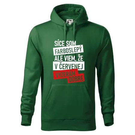 Síce som farboslepý, ale viem, že v červenej vyzerám dobre