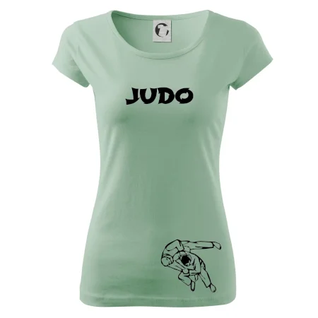 Judo nápis + postavy