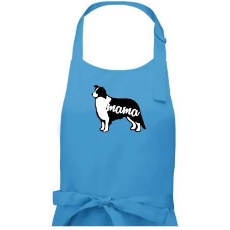 Border kolie mama obrys