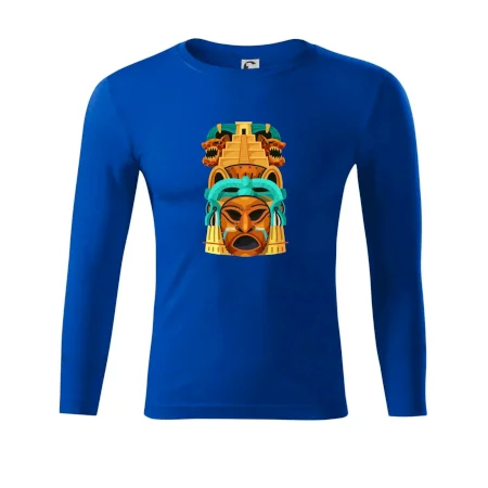 Mayová maska s pyramídou