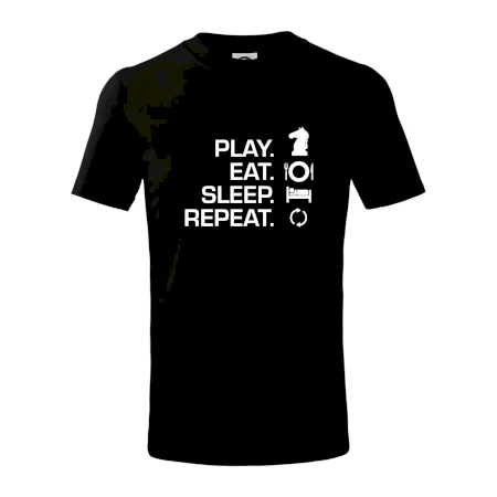 Eat sleep play - šach