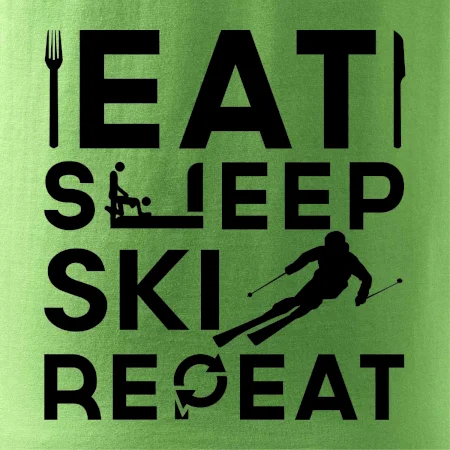 Eat sleep ski repeat