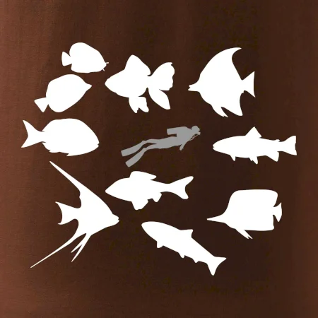 Potápač ryby štvorec