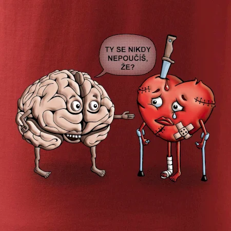 Mozog a srdce - poučenie (Hana-creative)