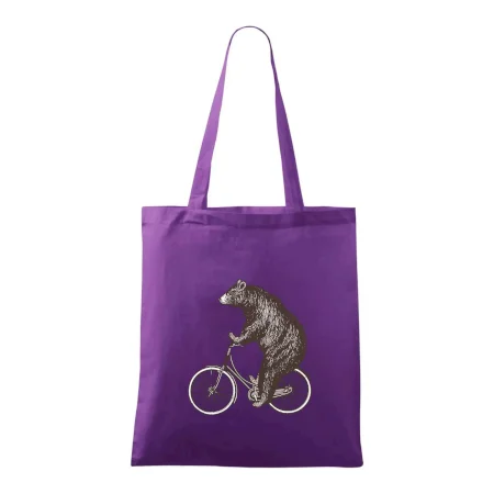 Medveď na bicykli