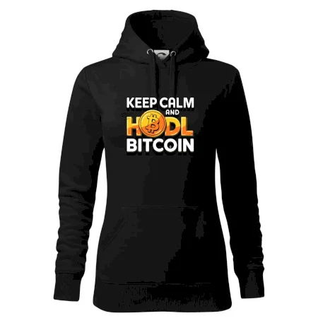 3D nápis Keep Calm and HODL Bitcoin