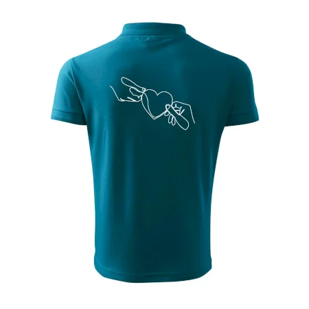 Dve ruky a srdce jedným ťahom