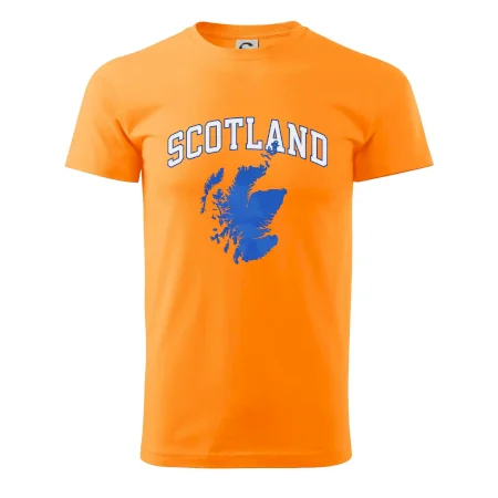 Scotland nápis s mapou