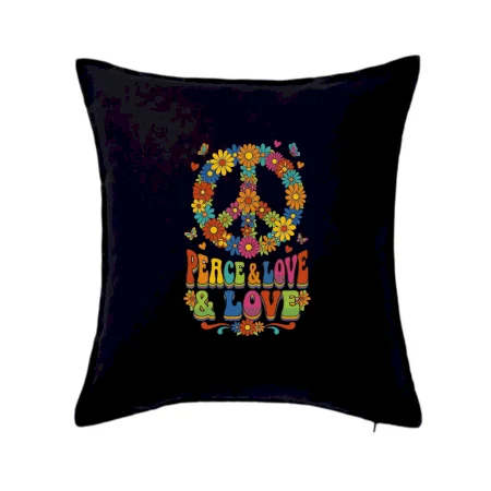 Peace and love - na výšku s květy