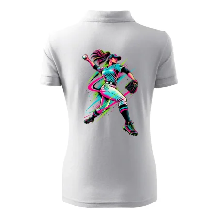 Baseballová nadhazovačka neonový pop art