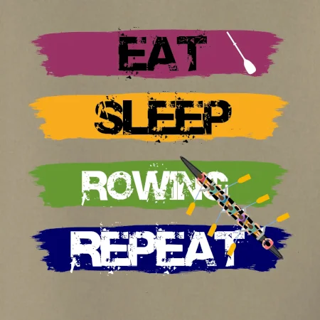 Eat sleep rowing repeat farebné