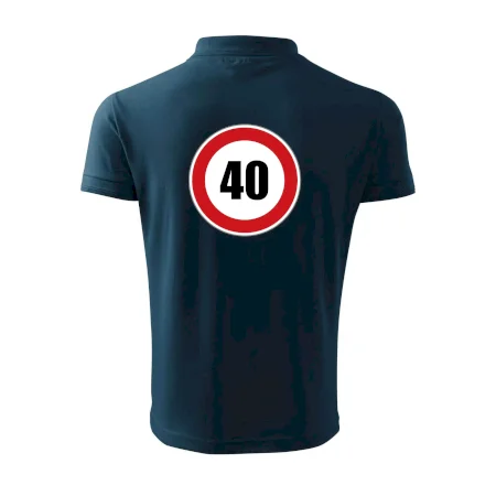 Dopravná značka - obmedzenie rýchlosti 40