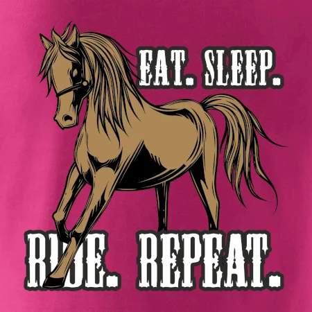 Eat Sleep Ride Repeat Western