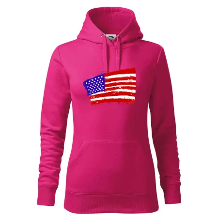 Americká vlajka ohnutá