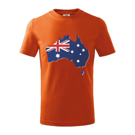 Austrália - vlajka mapa