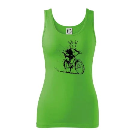 Drsný cap na bicykli