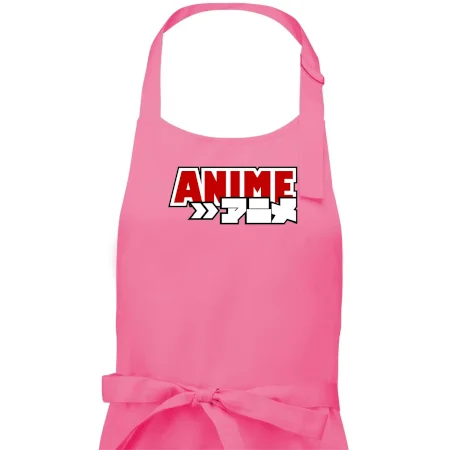 Anime nápis červený