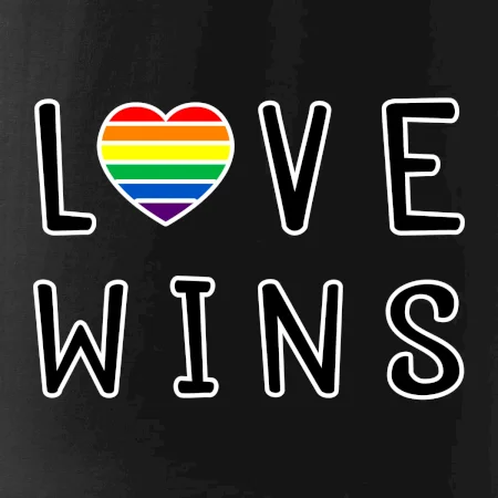 Love wins nápis