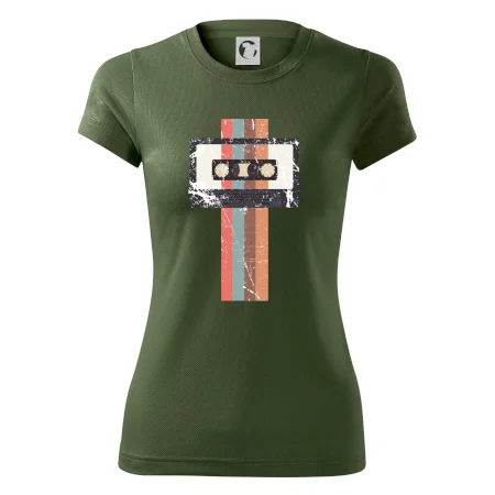 Retro kazeta - pruhy