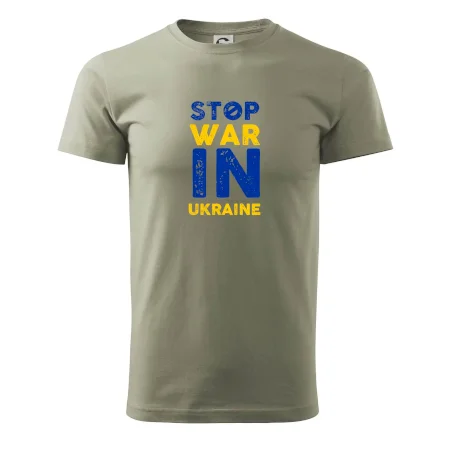 Farebný nápis Stop war in ukraine