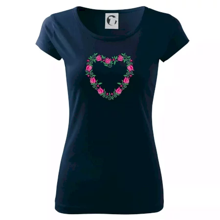 Červené tulipánové srdiečko (Pecka design)