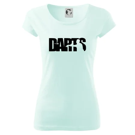 Darts - nápis so šípkarom