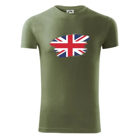 Britská vlajka roztrhaná