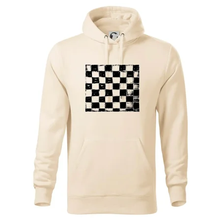 Šachovnica čierna kreslená