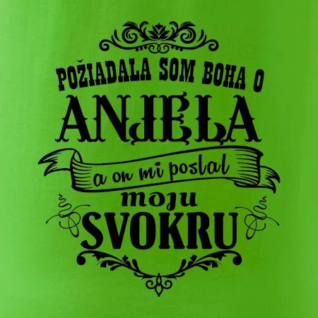 Požiadala som Boha o anjela a on mi poslal moju svokru