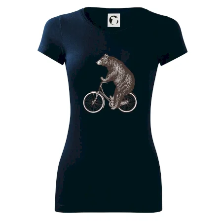 Medveď na bicykli
