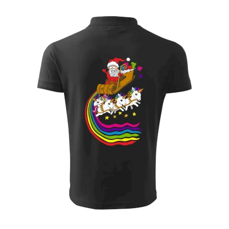 Santa a jednorožce (Pecka design)